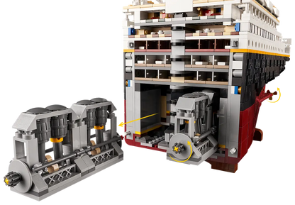 LEGO Icons Titanic (10294) | 1:200 Scale Model Ship | 9,090 Pieces