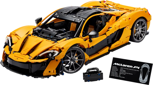Lego Technic 42172 Mclaren P1 3893 Pieces Building Kit Construction Set Car Toys Kids Adult Gifts Birthday Hobby Christmas