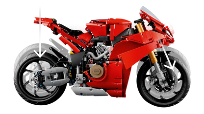 Lego Technic Ducati Panigale V4S 42202 Motorcycle Toy 1604 Pieces Building Kit Construction Set Kids Adults Gifts Birthday Hobby Christmas