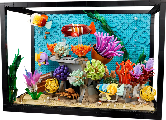 Lego Icons Tropical Aquarium 10366 Building - Kids Adults Gifts Birthday Hobby Ornament Christmas